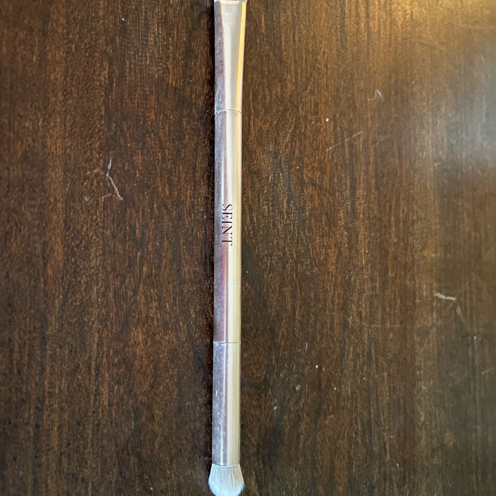 Jane Iredale Silver Dual-Ended Makeup Brush